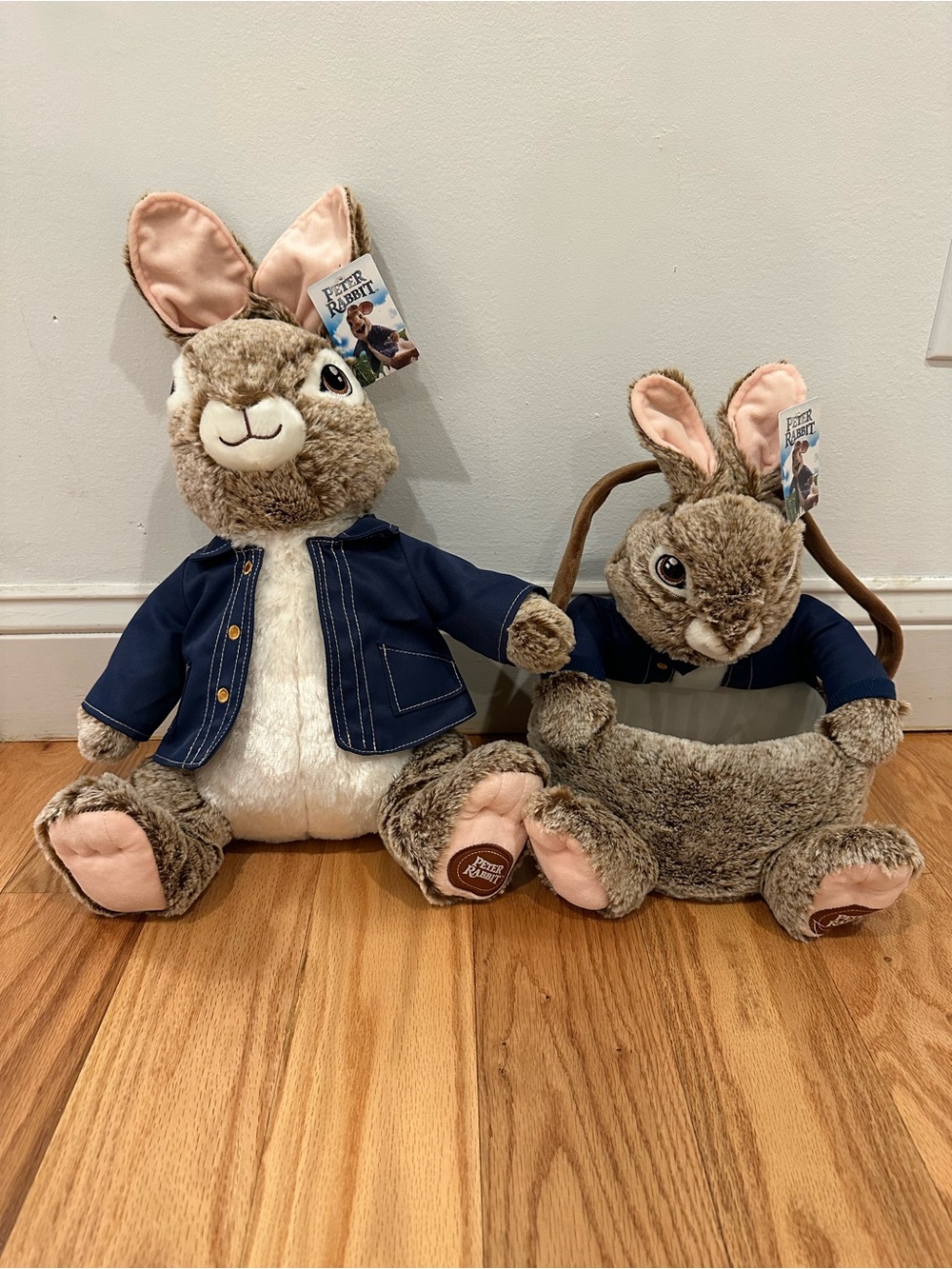 NWT Peter Rabbit Plush and Basket